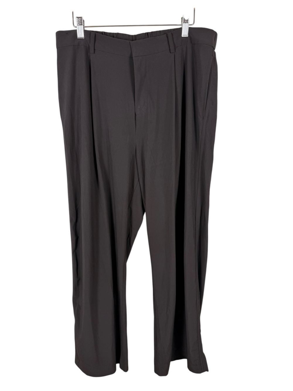 Vuori Villa Wide Leg Black Trousers Sz XL - Picture 2 of 5